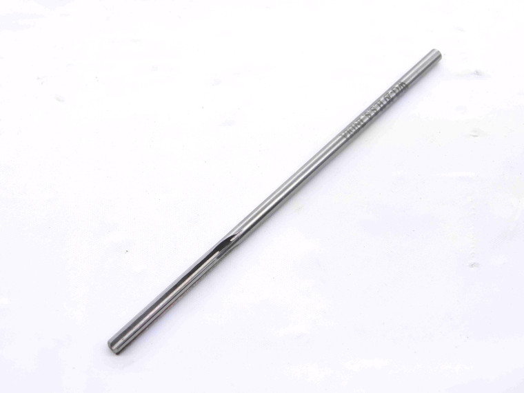 0.136 O.D. HSS CHUCKING REAMER 4 FLUTE .136 .1360 1/8 .1250 +.0110 OVERSIZE #29 - NS7159CM4