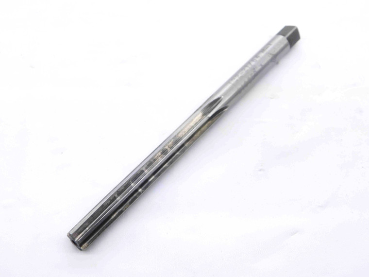 CLEVELAND 21/64 O.D. HSS HAND REAMER 6 STRAIGHT FLUTE .3281 21/64 ONSIZE USA - NS7166CU4