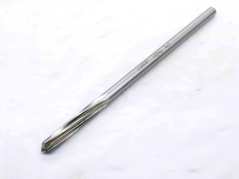 L & I 0.2344 OD HSS REAMER SPIRAL 6 FL .2344 15/64 ONSIZE 6 mm USA MADE - NS7255CU4