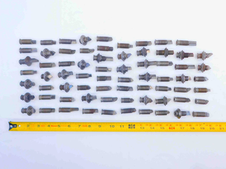 70pc LOT OF DEVLIEG MICROBORE ADJUSTABLE BORING CARTRIDEGS 5A AND 5B FRAME SIZE - JG5143BC6