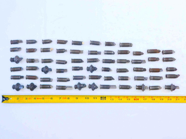 63pc LOT OF DEVLIEG MICROBORE ADJUSTABLE BORING CARTRIDGES 5A AND 5B FRAME SIZES - JG5147BC6