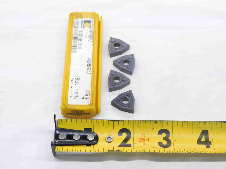 4pcs KENNAMETAL WNGG4305LF KC5010 CARBIDE TURNING INSERTS WNGG080402LF WN-43 - NS7261RDT