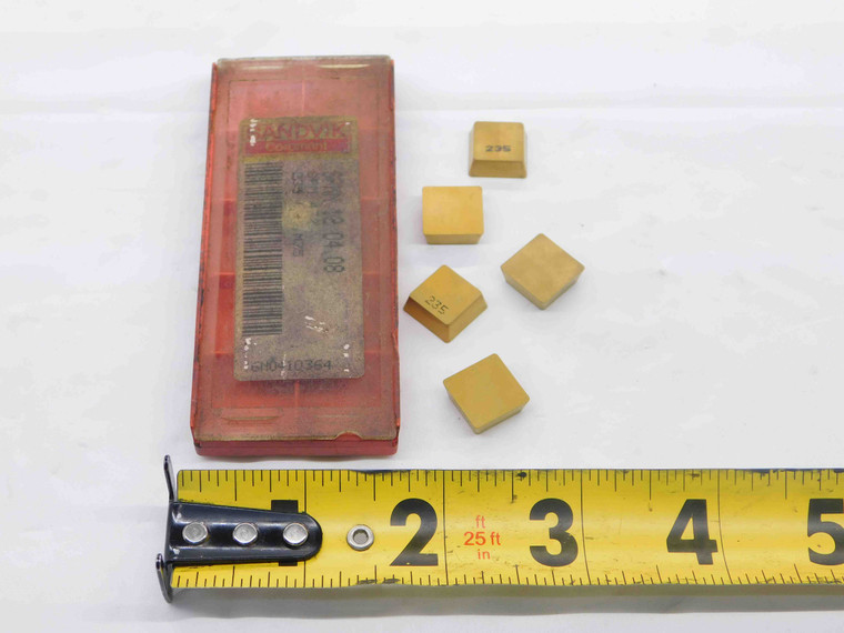 5pcs NEW SANDVIK SPMN 12 04 08 235 TiN COATED CARBIDE INSERTS SPM 432 INDEXABLE - NS7265RDT