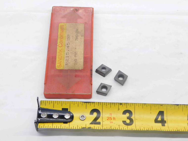 3pcs NEW SANDVIK R215.45-0909 S6 P40 CARBIDE TURNING INSERTS INDEXABLE - NS7270RDT
