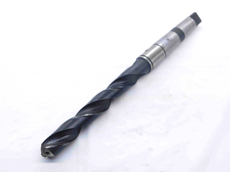 CLEVELAND 51/64 O.D. HSS COOLANT TWIST DRILL BIT MORSE TAPER #3 SHANK .7968 MT3 - NS7280AT5