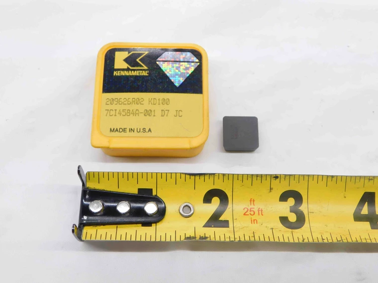 1pc NEW KENNAMETAL SPG 432 KCD25 CARBIDE TURNING INSERT 209626R02 SP-43 DIAMOND - NS7318RDT