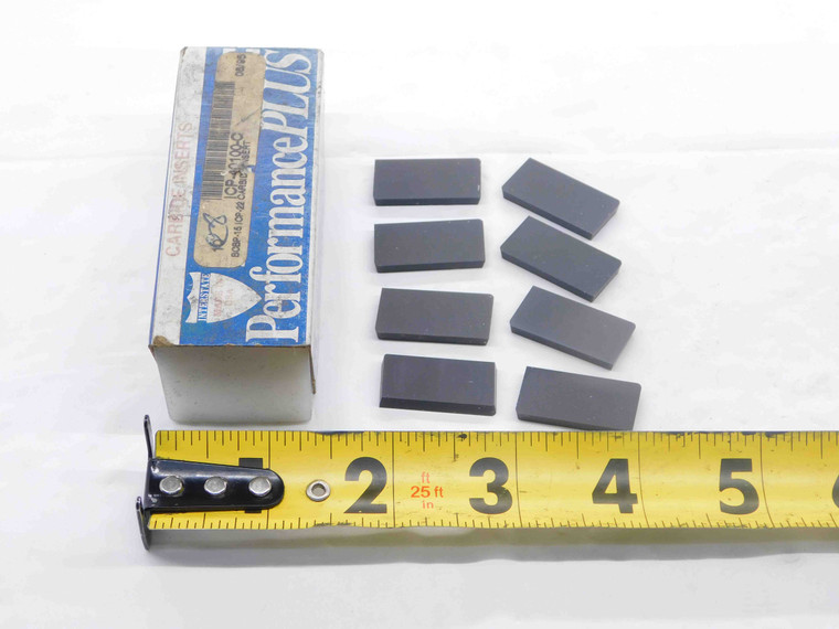 8pcs NEW INTERSTATE ICP-40100-C CARBIDE INSERTS BCBP-15 ICP-22 INDEXABLE BLADES - NS7329RDT
