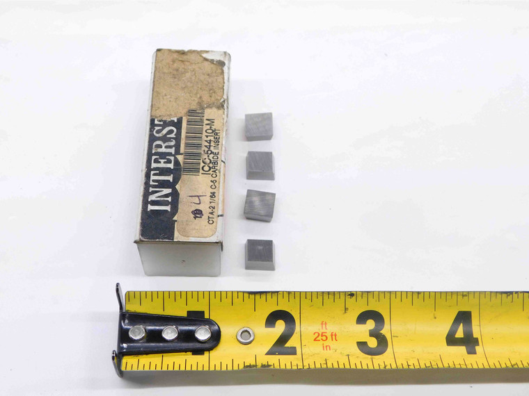 4pcs NEW INTERSTATE CTA-2 1/64 C-5 CARBIDE TURNING INSERTS ICC-54410-M INDEXABLE - NS7334RDT