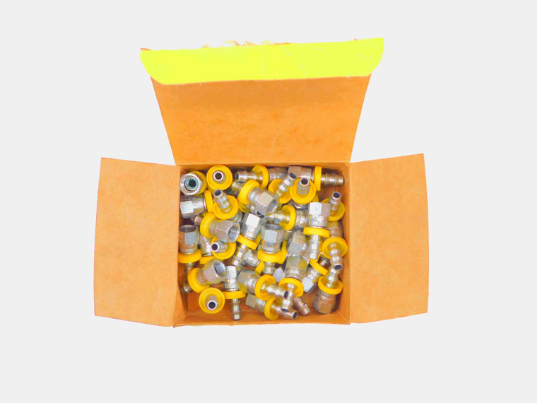 NEW 40pc PACK OF PARKER 30682-8-8B PUSH-LOK 1/2" JIC FEMALE SWIVEL HOSE FITTING  - JG5169BC6