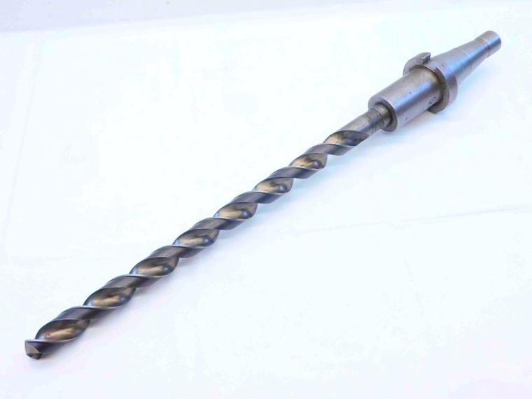 29/32 O.D. HSS TWIST DRILL BIT 13 1/2 LOC W/ NMTB40 TOOL HOLDER .9062