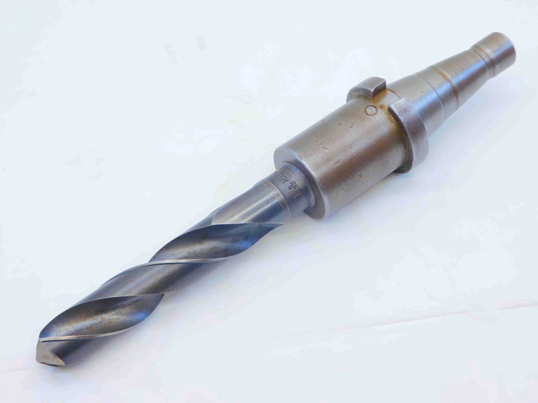 NATIONAL 1 5/32 O.D. HSS TWIST DRILL BIT 5 1/4 LOC W/ NMTB40 TOOL HOLDER 1.1562 - JG5188BJ6
