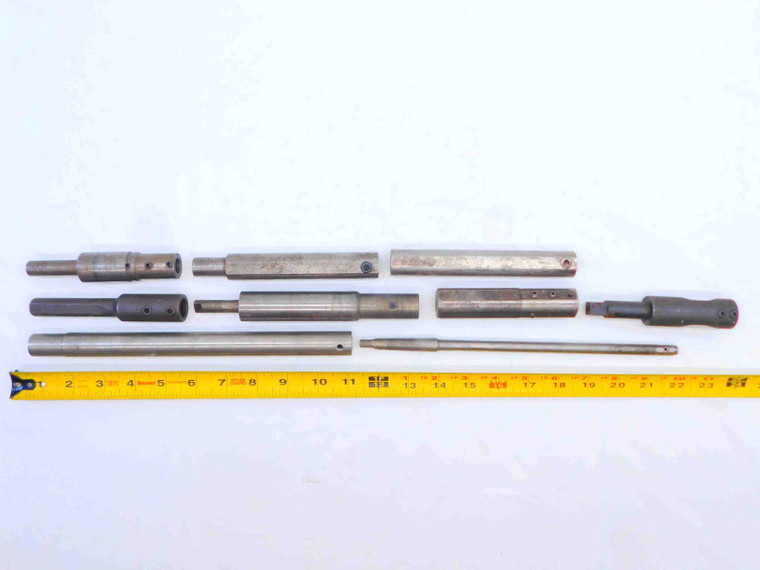 9pc LOT TOOL HOLDER EXTENSION REDUCTION SLEEVES SEE DESCRIPTION FOR SIZES - JG5211BC6