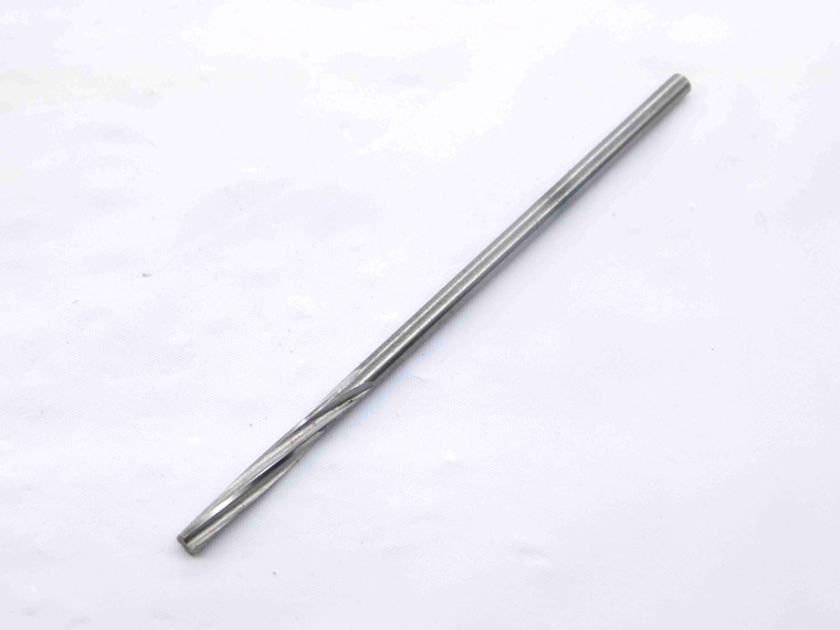 0.1234 O.D. HSS REAMER SPIRAL 4 FLUTE .1234 1/8 .1250 -.0016 UNDERSIZE - NS7407CU4
