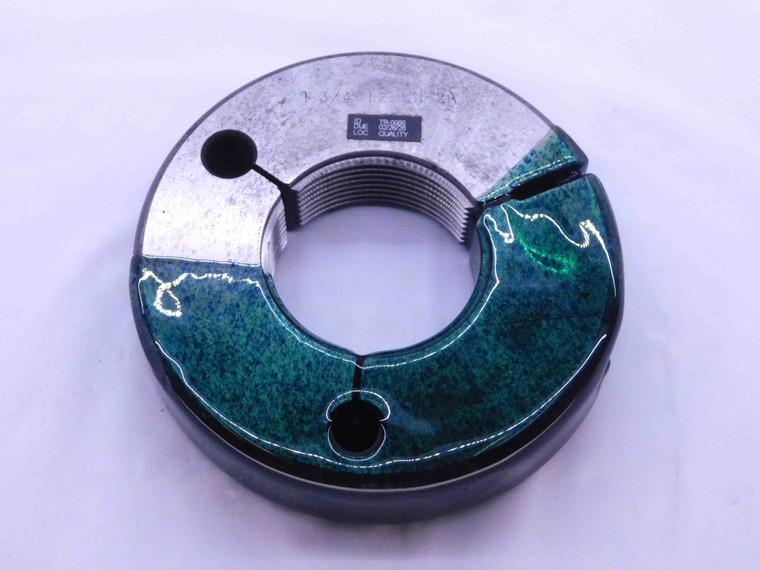 1 3/4 12 UN 2A THREAD RING GAGE 1.75 1.750 1.7500 GO ONLY P.D. = 1.6941 CHECK - DW42078CH5