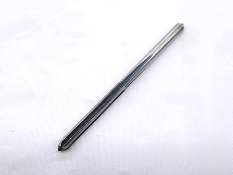 0.1304 O.D. HSS REAMER 4 FLUTE .1304 1/8 .1250 +.0054 OVERSIZE STRAIGHT SHANK - NS7424CU4