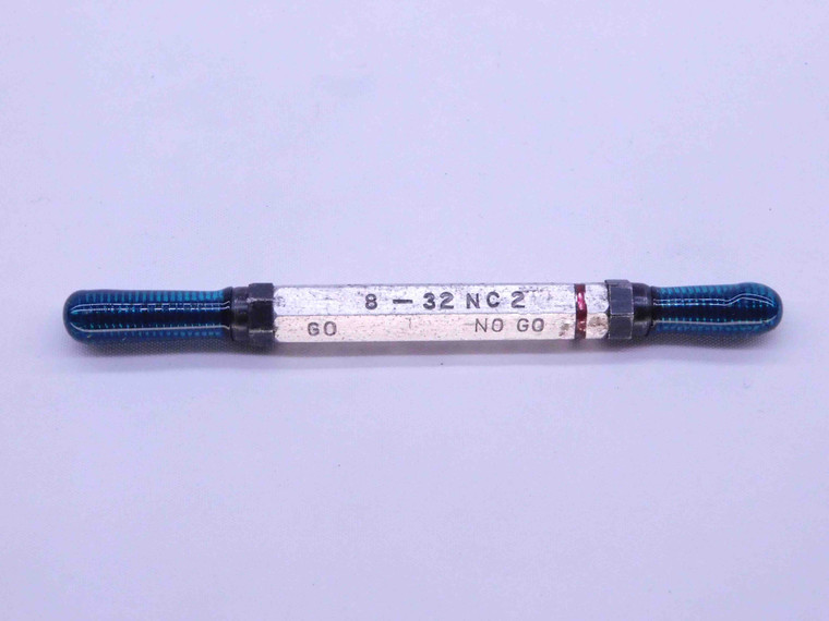 8 32 NC 2 SPECIAL THREAD PLUG GAGE #8 .164 GO NO GO P.D.'S = .1445 & .1472 UNC-2 - DW42118BL6