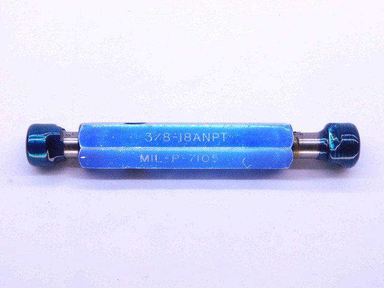3/8 18 ANPT L1 & 6 STEP PIPE THREAD PLUG GAGE .375 .3750 CREST CHECK 3 STEP (L1) - DW42121OB6