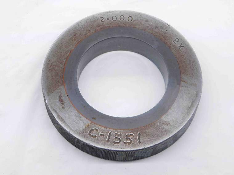2.0000 CLASS X CARBIDE MASTER PLAIN BORE RING GAGE ONSIZE 2.0 50.800 mm 2.000 - NS7448AS6