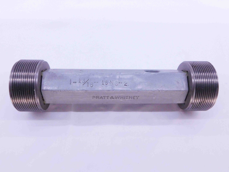1 13/16 16 NS 2 SET THREAD PLUG GAGE 1.8125 GO NO GO P.D.'S = 1.7719 & 1.7646 - DW42149OB6