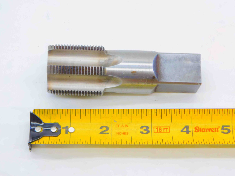 PRATT & WHITNEY 1 3/8 8 NS HSS PLUG TAP 6 STRAIGHT FLUTE 1.375 1-3/8-8 UNS - JG5265AX4