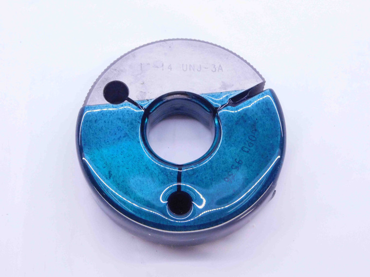 1" 14 UNJS 3A THREAD RING GAGE 1.0 1.00 1.000 1.0000 GO ONLY P.D. = .9536 UNJ - DW42168CD5