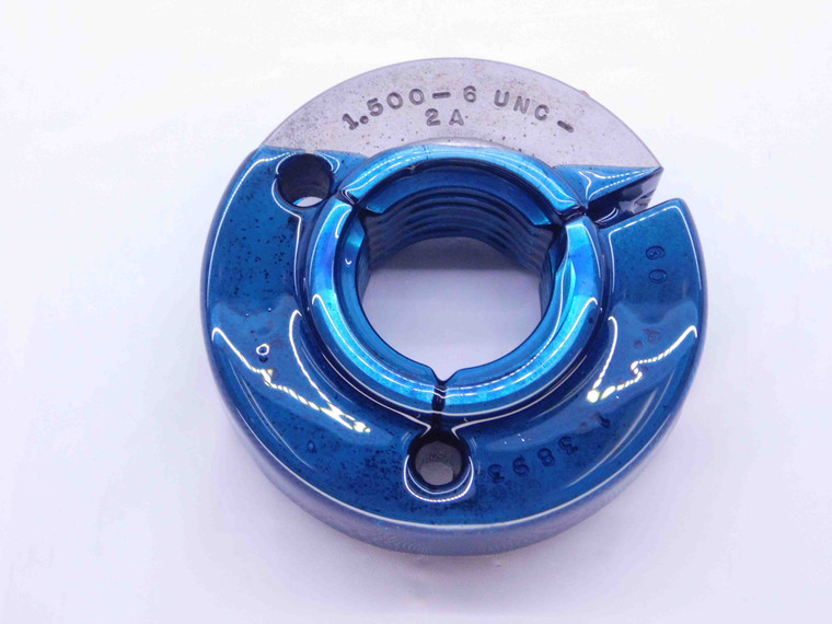 1 1/2 6 UNC 2A THREAD RING GAGE 1.5 1.50 1.500 1.5000 GO ONLY P.D. = 1.3893 - DW42179AE6