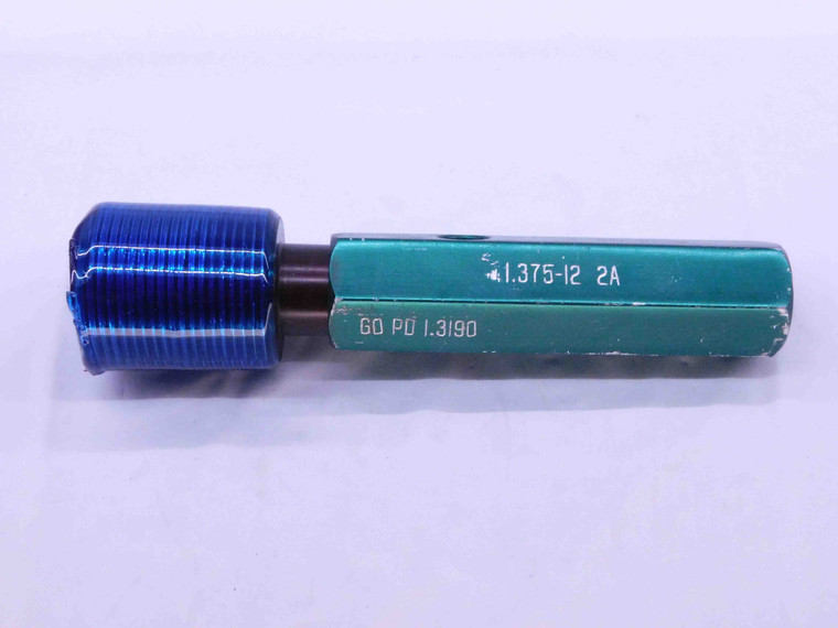 1 3/8 12 UNF 2A SET THREAD PLUG GAGE 1.375 1.3750 GO ONLY P.D. = 1.3190 CHECK - DW42284AE6