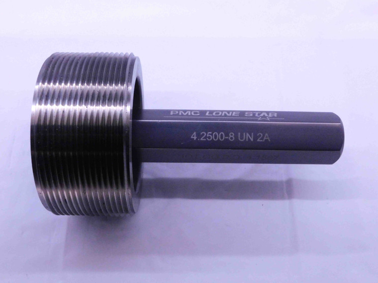 4 1/4 8 UN 2A SET THREAD PLUG GAGE 4.25 4.250 4.2500 NO GO ONLY P.D. = 4.1567 - DW42297BU5