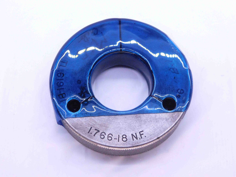 1.766 18 NF THREAD RING GAGE 1.7660 UNF 1.766"-18 GO ONLY INSPECTION CHECK - DW42330LVR