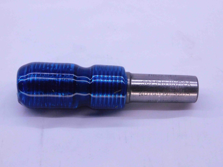 9/16 18 UNF 2A HILO LEFT HAND SET THREAD PLUG GAGE .5625 NO GO ONLY P.D. = .5205 - DW42348CTC
