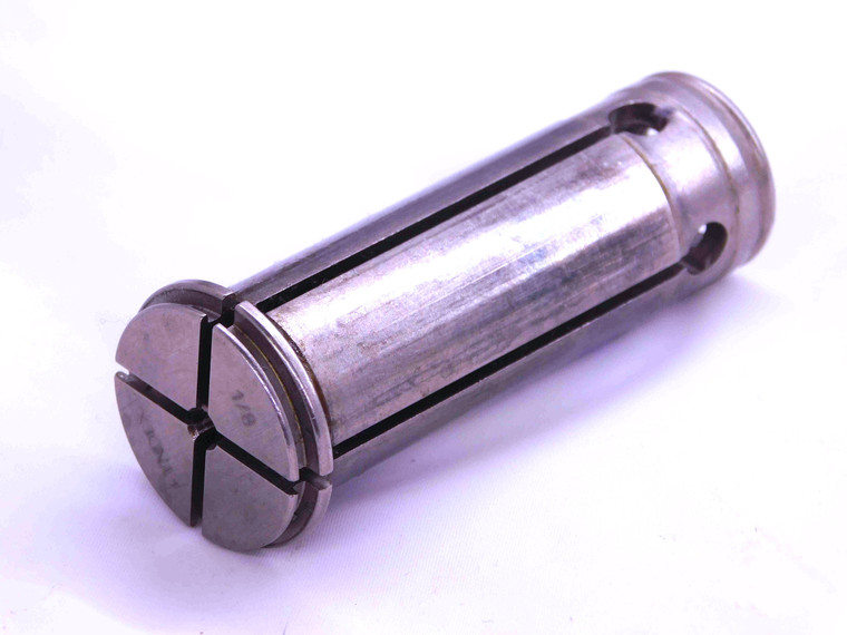 LYNDEX STRAIGHT COLLET SIZE 1/8 I.D. X 3/4 O.D. .125 .75 MILLING REDUCER SLEEVE - JJ3116CH5