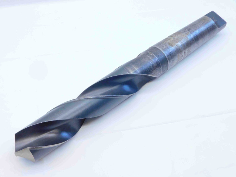 CLEVELAND DRILL CO. 1 3/4 O.D. HSS DRILL BIT 7994 MORSE TAPER #5 SHANK 1.75 MT5