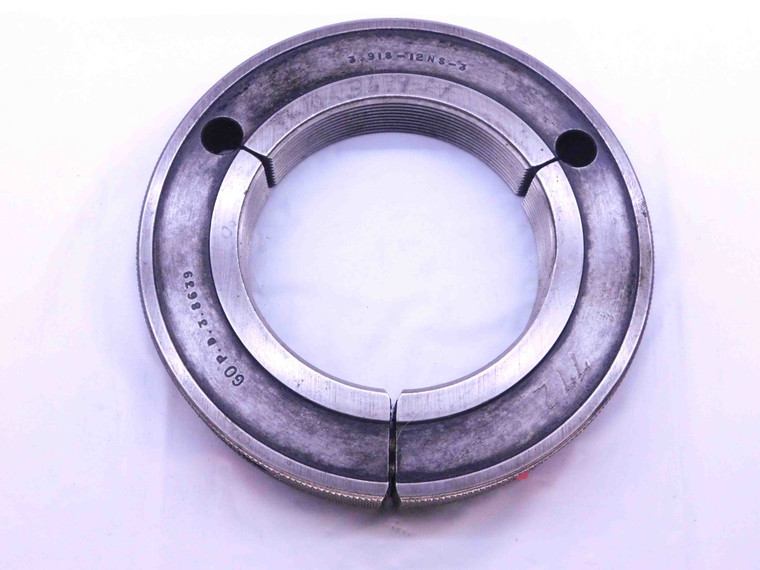 3.918 12 NS 3 AN20 LOCKNUT THREAD RING GAGE GO ONLY P.D. = 3.8639 AN 20 3A - DW42378AC6