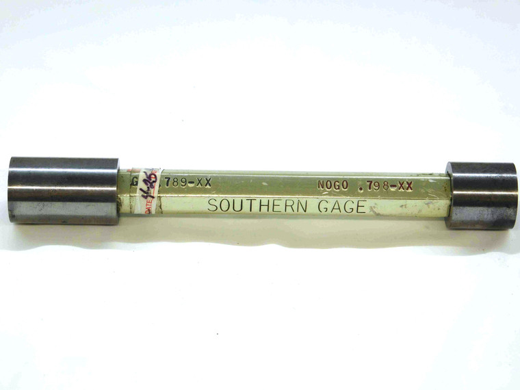 .7890 & .7980 CL XX PIN PLUG GAGE GO NO GO .7969 +.0011 51/64 20 mm .789 .798 - TD0019BT6