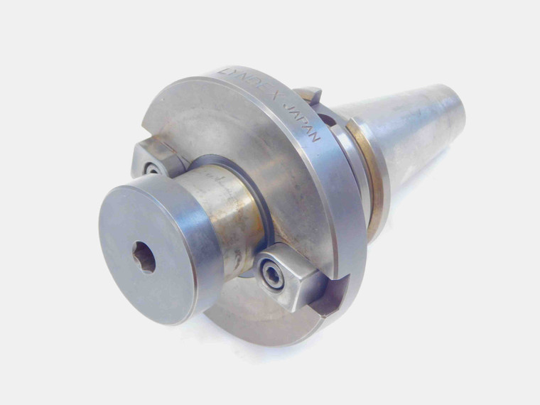 SK40 LYNDEX 1 1/2 PILOT O.D. 5/8 KEY FACE / SHELL MILL TOOL HOLDER EXTENDED 1.5 - JG5353CH5