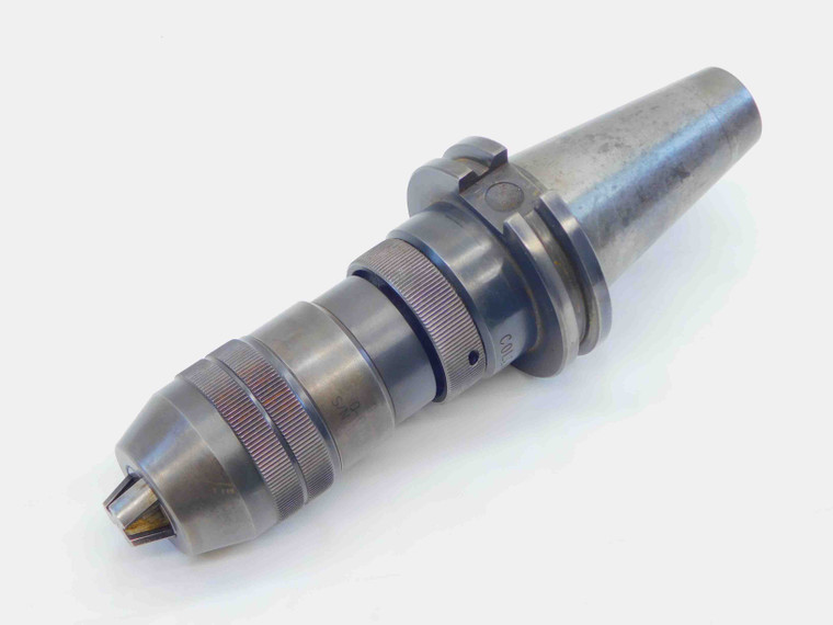 JACOBS JKP-100-J33 KEYLESS DRILL CHUCK 0 - 10mm CAPACITY W/ CAT40 TOOL HOLDER - JG5355CH5