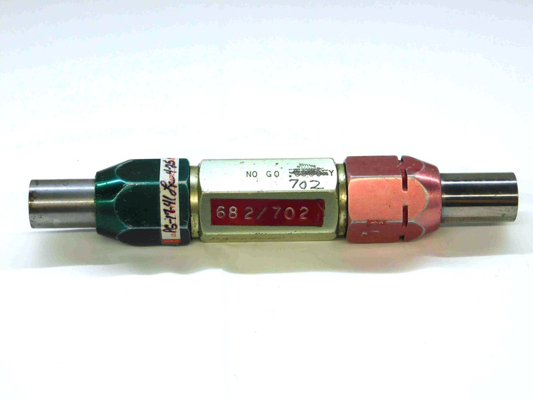 .6820 & .7020 PIN PLUG GAGE GO NO GO .7031 -.0011 45/64 18 mm .682 .702 CHECK - TD0069BT6