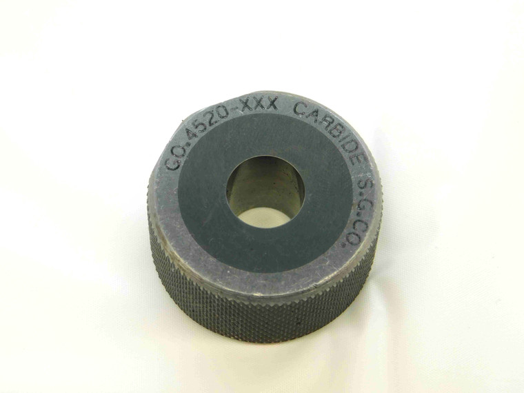 .4520 CL XXX CARBIDE MASTER PLAIN BORE RING GAGE .4531 -.0011 29/64 11.481 .452 - TD0089BB6