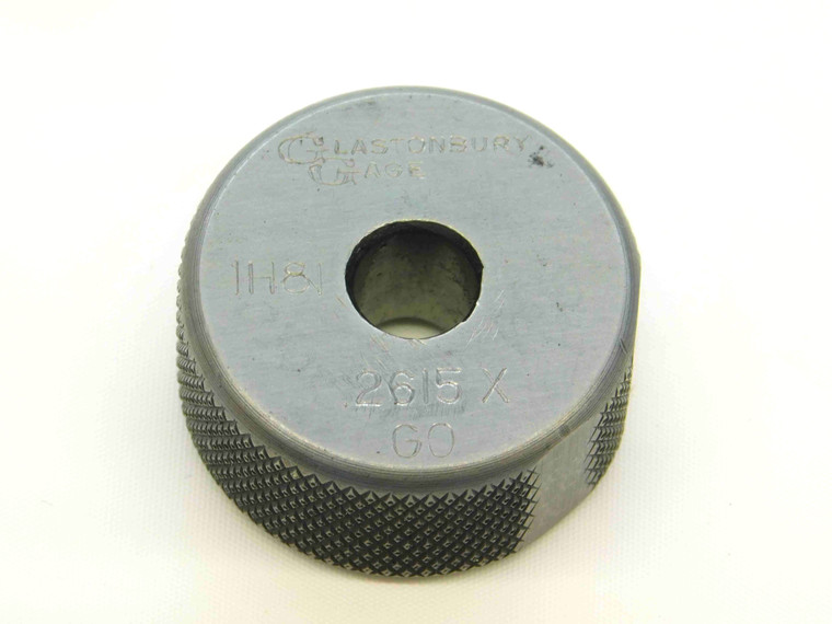 .2615 CLASS X MASTER PLAIN BORE RING GAGE .2500 +.0115 OVERSIZE 1/4 6.642 mm - TD0092BB6
