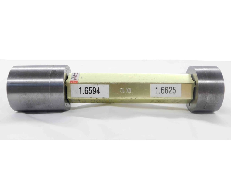 1.6594 & 1.6625 CL XX PIN PLUG GAGE GO NO GO 1.6563 +.0031 1 21/32 42 mm CHECK - MP0017BT6
