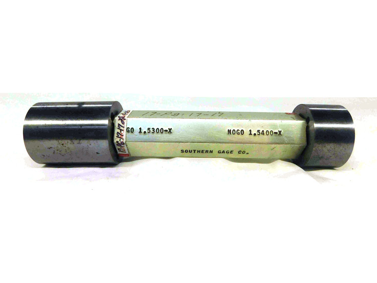 1.5300 & 1.5400 CL X PIN PLUG GAGE GO NO GO 1.5313 -.0013 1 17/32 39 1.530 1.540 - MP0023BT6