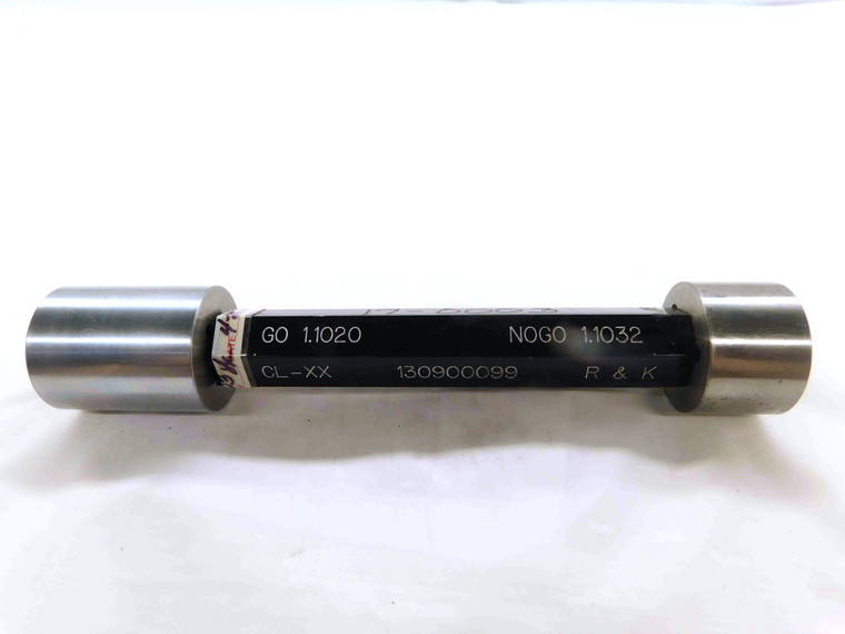 1.1020 & 1.1032 CL XX PIN PLUG GAGE GO NO GO 1.0938 +.0082 1 3/32 28 mm 1.102 - MP0034BT6