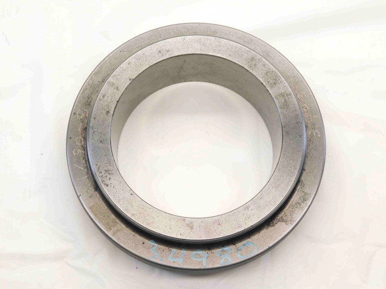3.4980 MASTER PLAIN BORE RING GAGE 3.5000 -.0020 UNDERSIZE 3 1/2 89 mm 3.498 - NS7584BY6