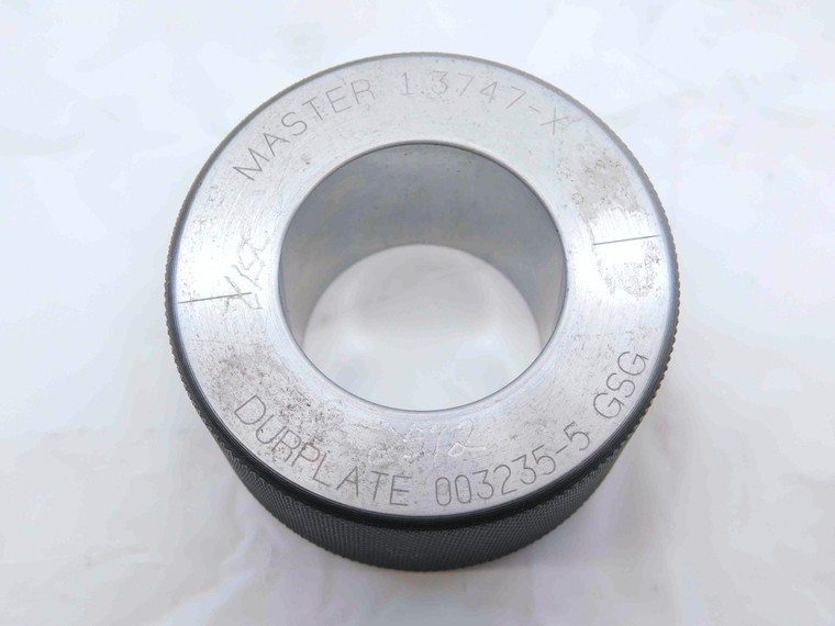 1.3747 CLASS X MASTER PLAIN BORE RING GAGE 1.3750 -.0003 UNDERSIZE 1 3/8 35 mm - NS7596BY6