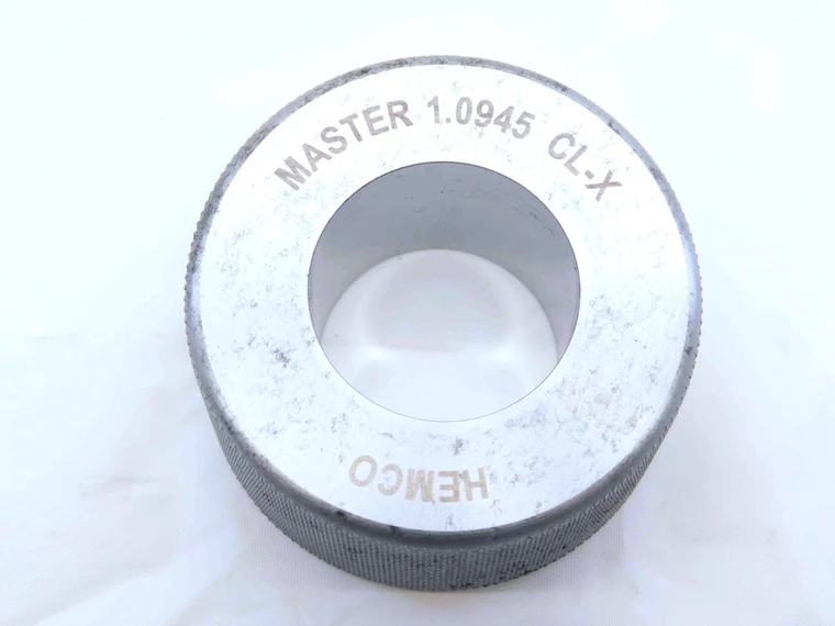 1.0945 CLASS X MASTER PLAIN BORE RING GAGE 1.0938 +.0007 OVERSIZE 1 3/32 28 mm - NS7605BY6