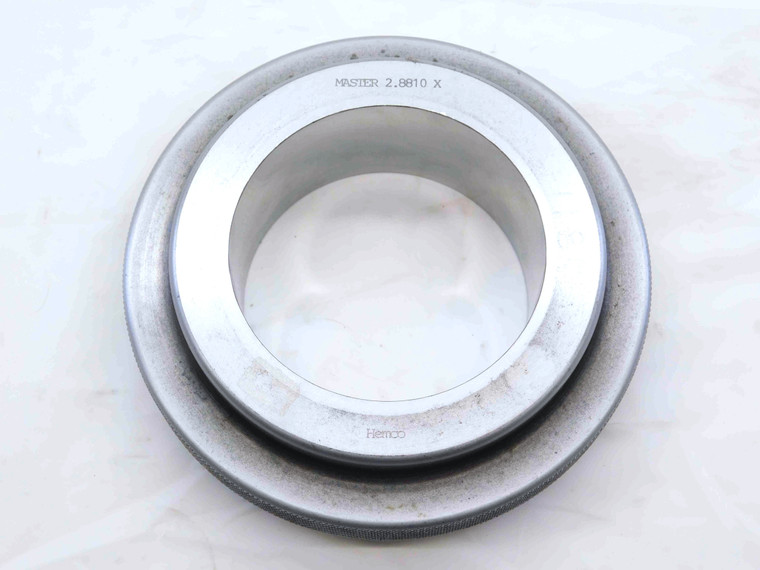 2.8810 CL X MASTER PLAIN BORE RING GAGE 2.8750 +.0060 OVERSIZE 2 7/8 73 mm 2.881 - NS7632BY6
