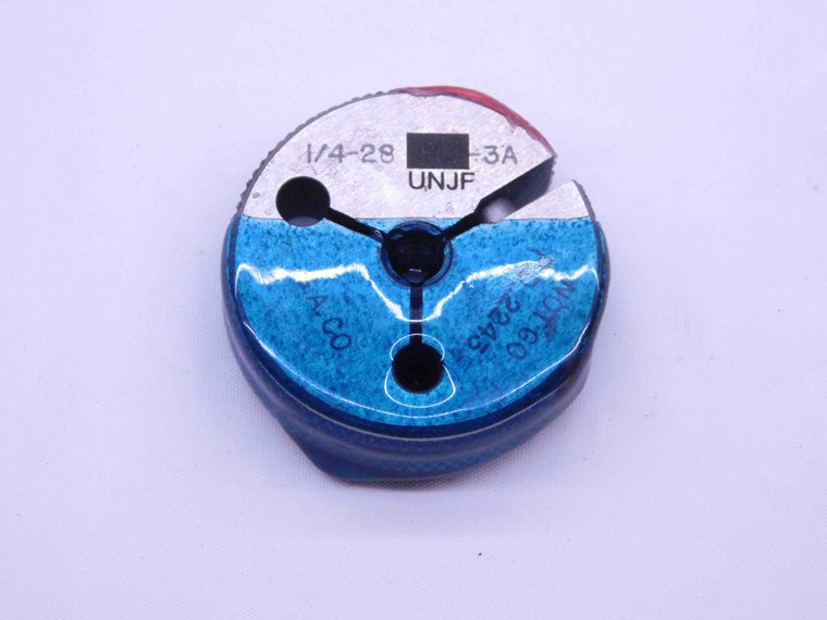 1/4 28 UNJF 3A THREAD RING GAGE .25 .250 .2500 NO GO ONLY P.D. = .2243 CHECK - DW42484LVR