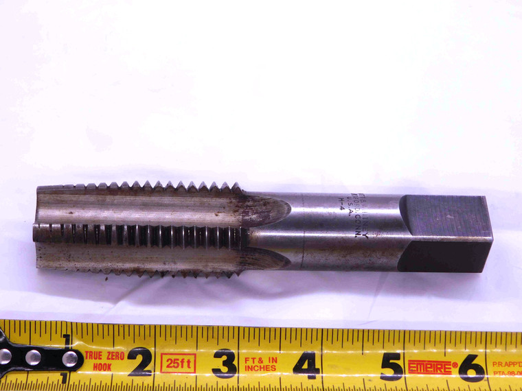 PRATT & WHITNEY 1 1/4 7 H-4 HSS TAPER TAP 4 STRAIGHT FLUTE 1.25 USA MADE NC UNC - JJ3280AX4