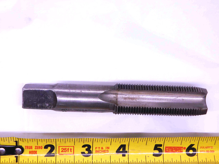 GREENFIELD 1" 14 NF HSS PLUG TAP 4 STRAIGHT FLUTE 1.0 1-14 USA MADE THREADING - JJ3283AX4