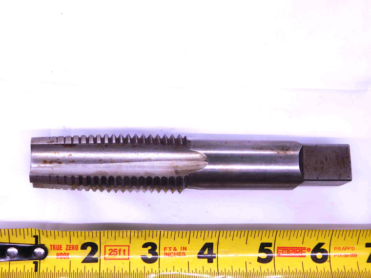MORSE 1 1/8 8 NS HS-30 TAPER TAP 4 STRAIGHT FLUTE 1.125 UNS USA MADE 1-1/8-8 - JJ3290AX4